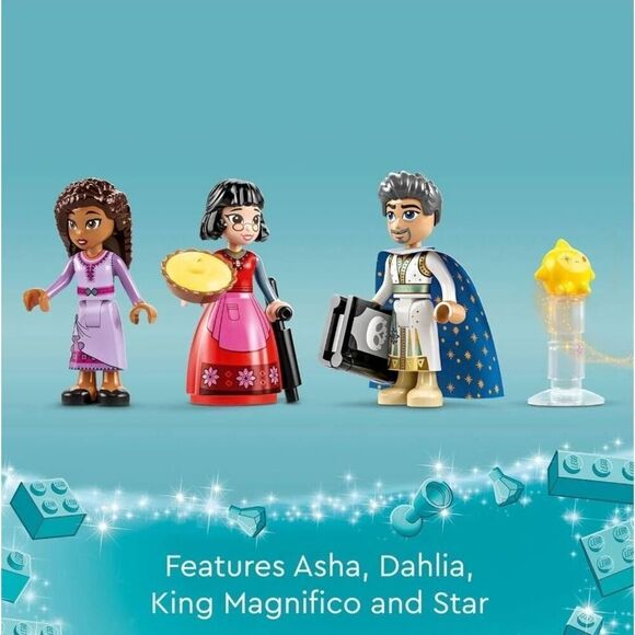 LEGO King Magnifico’s Castle 43224 Disney Wish Interlocking Block Building Set - Picture 10 of 10